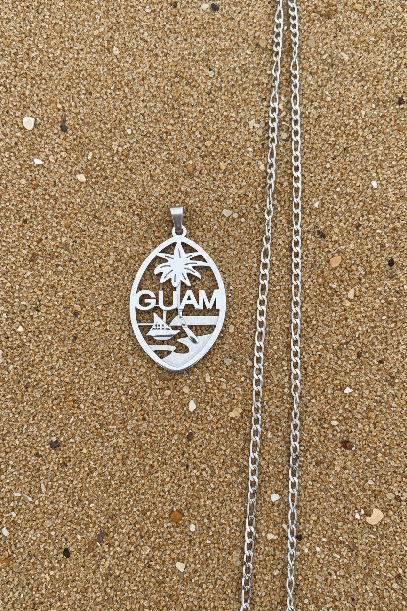 Guam Seal Heritage Pendant & Chain