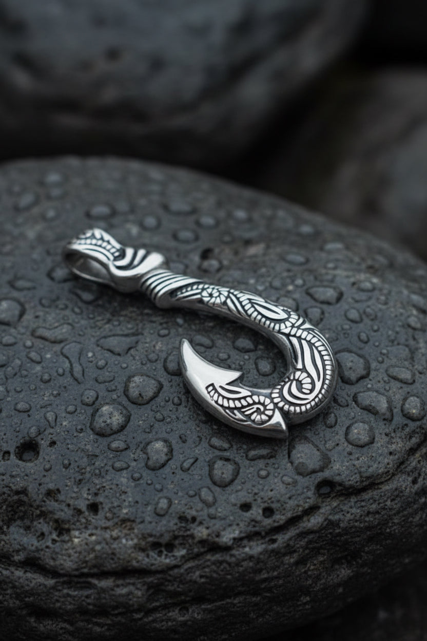 Tribal Hook Pendant & Chain