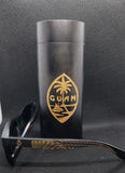 Guam Seal Bamboo SUNGLASSES & CASE