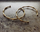 Bamboo Bangle Bracelet Open