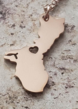 Guam Island Pendant and Necklace