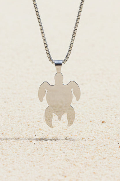 Tribal Turtle Pendant & Chain