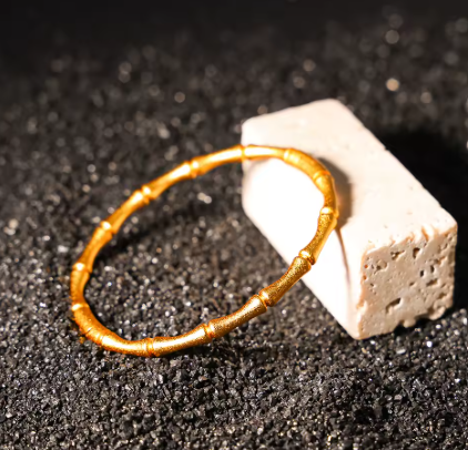 Bamboo Bangle Slender with Clasp