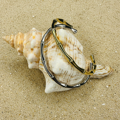 Bamboo Slender Cuff Bracelet