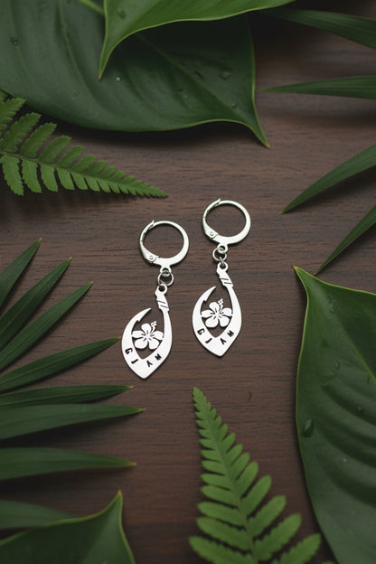 Guam Seal Hook Earrings