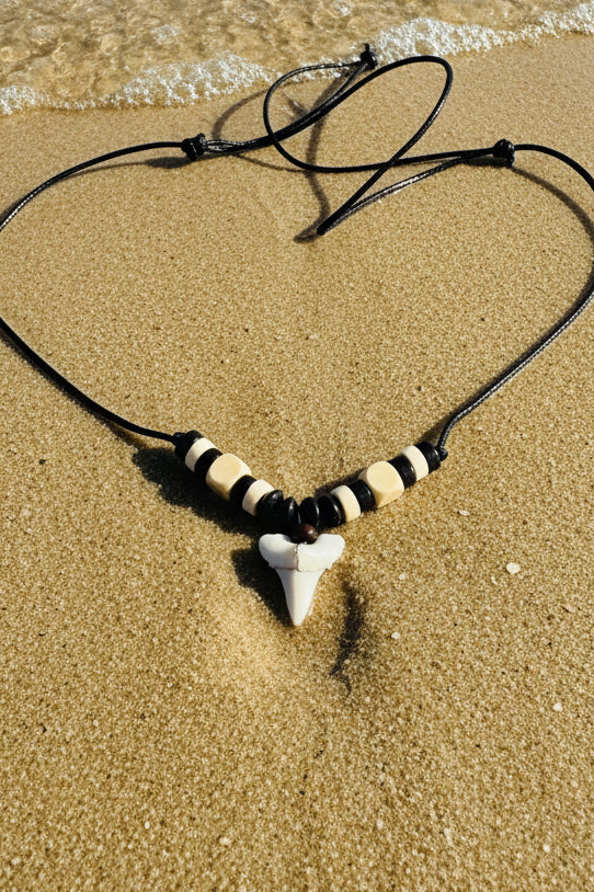 Shark Tooth Pendant & Cord