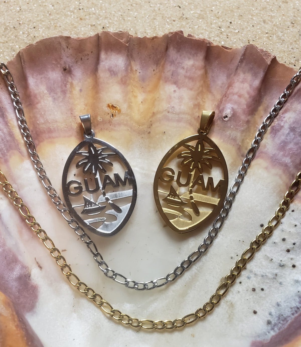 Guam Seal Heritage Pendant & Chain