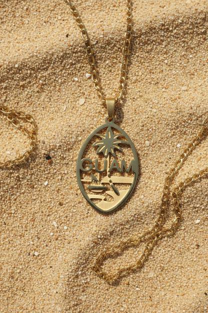 Guam Seal Heritage Pendant & Chain