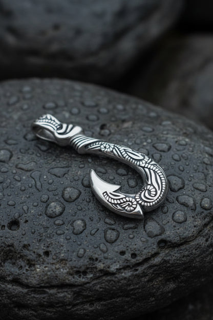 Tribal Hook Pendant & Chain