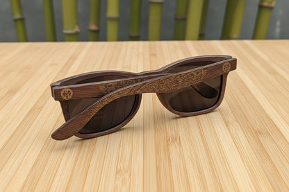 CNMI Seal Bamboo SUNGLASSES & CASE