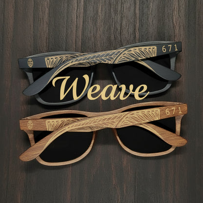 Guam Seal Bamboo SUNGLASSES & CASE