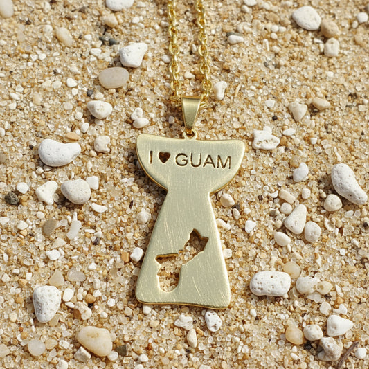 Latte Stone Pendant & Chain