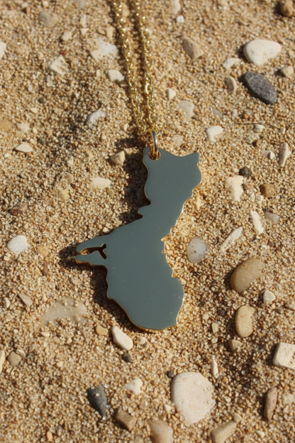 Guam Island Pendant & Chain