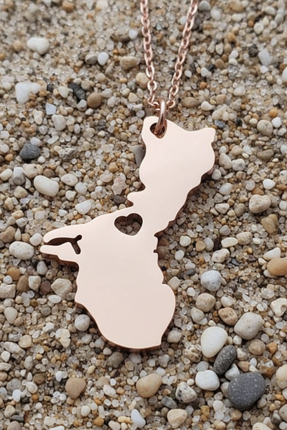 Guam Island Pendant & Chain