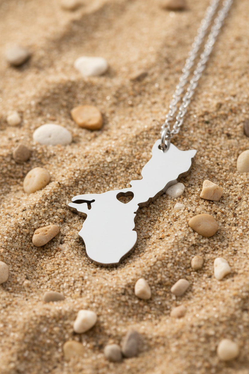 Guam Island Pendant & Chain